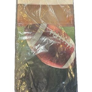 Football Themed Tablecloth 55” x 96”